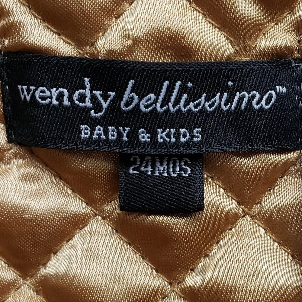 Wendy Bellissimo Black Velvet Dressy Jacket, 24‎ mo